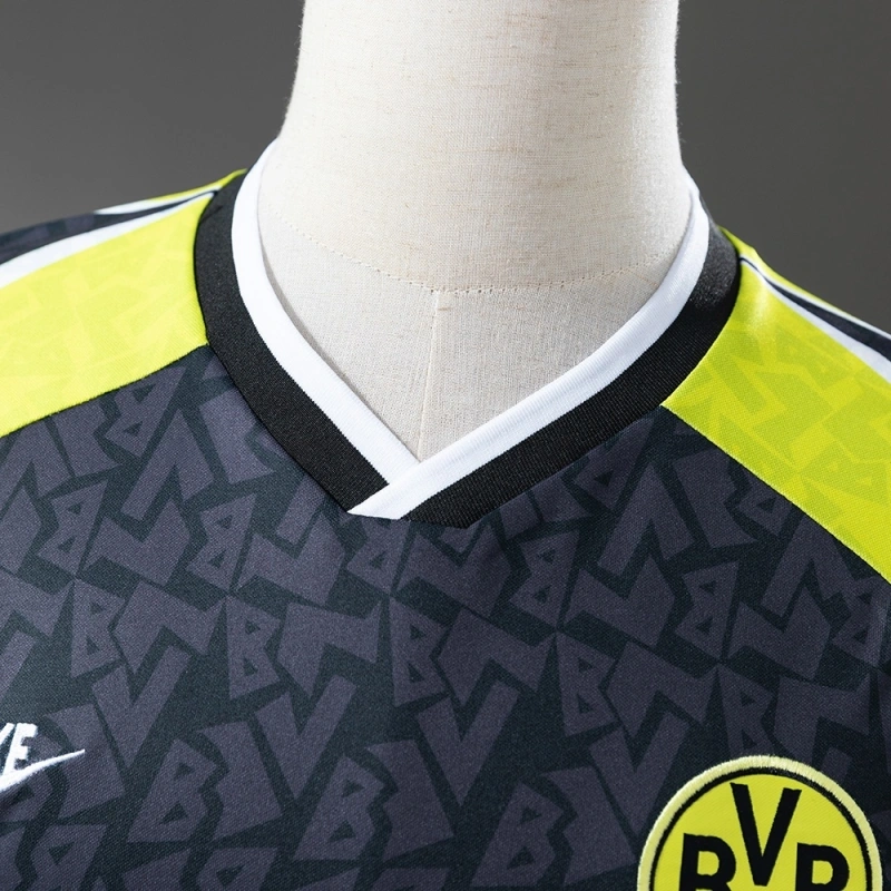 1995/96 Borussia Dortmund Away Long Sleeve Jersey