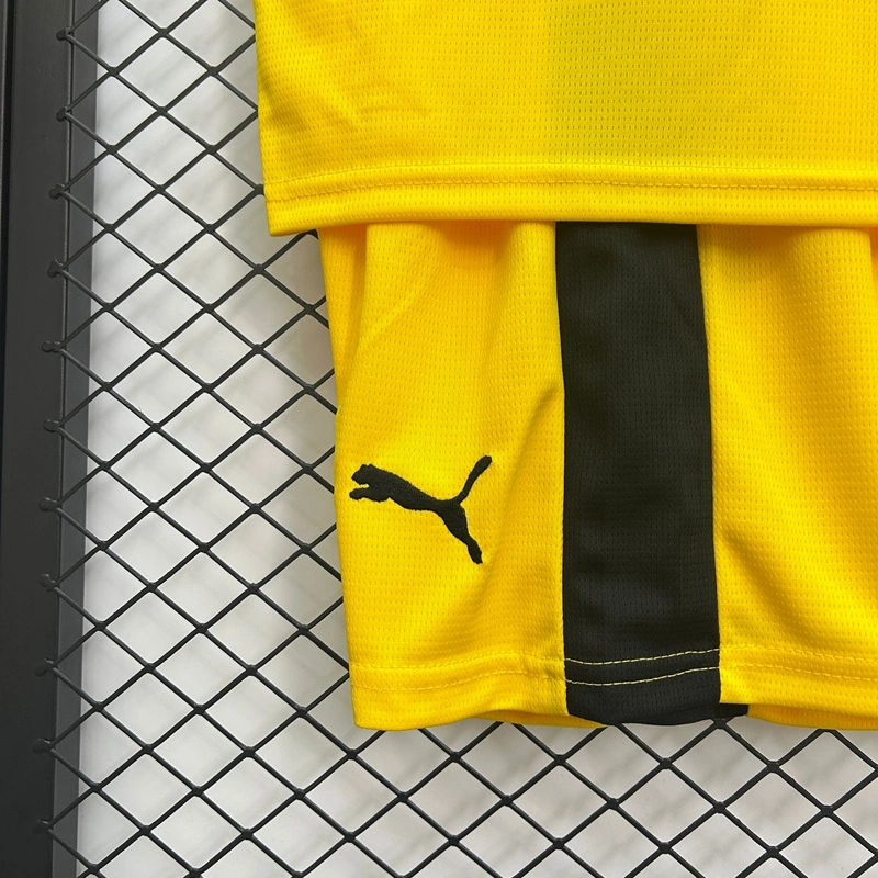 2025/26 Dortmund Home Men And Kids Kit