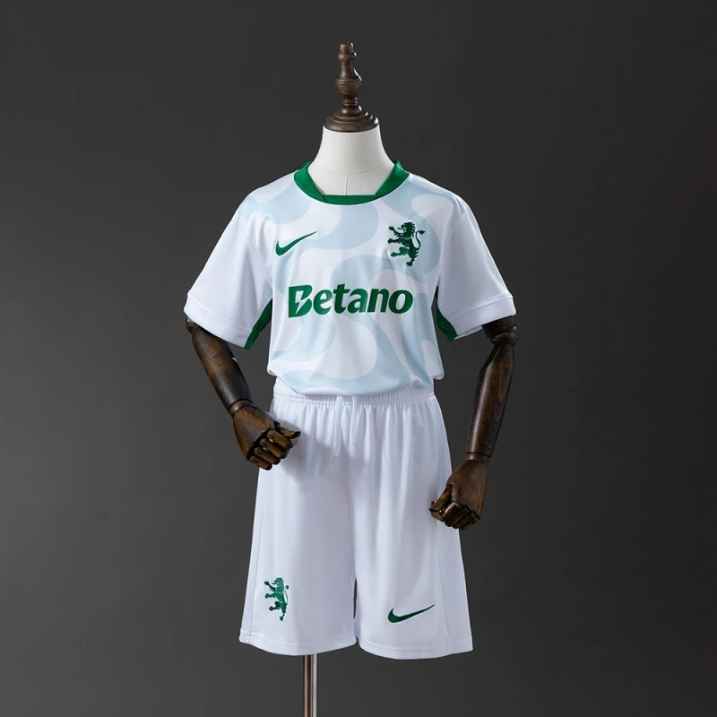 2025/26 Sporting Lisbon Away Kids Kit