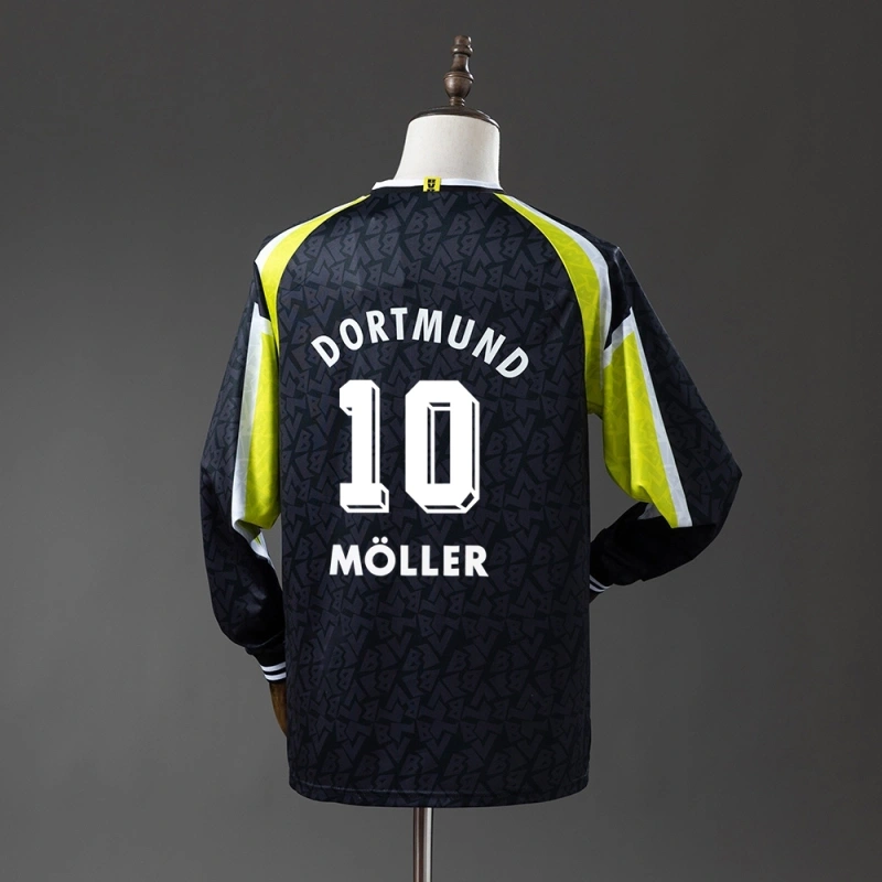 1995/96 Borussia Dortmund Away Long Sleeve Jersey