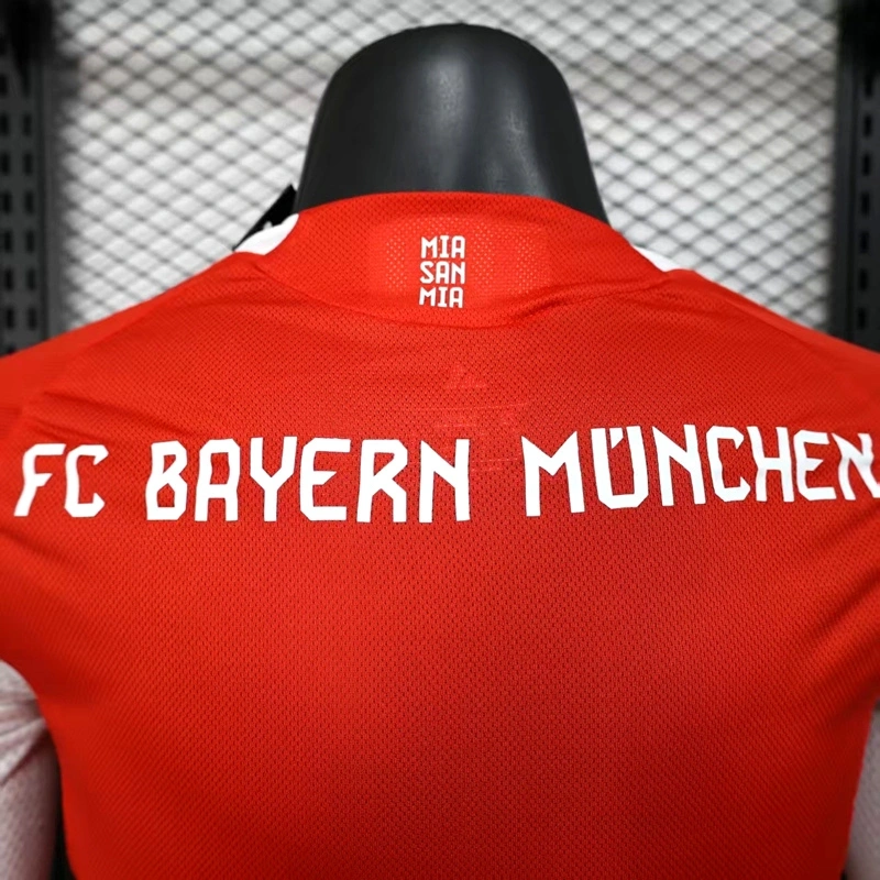 2025/26 Bayern Munich Home Jersey Long Sleeve Player Version