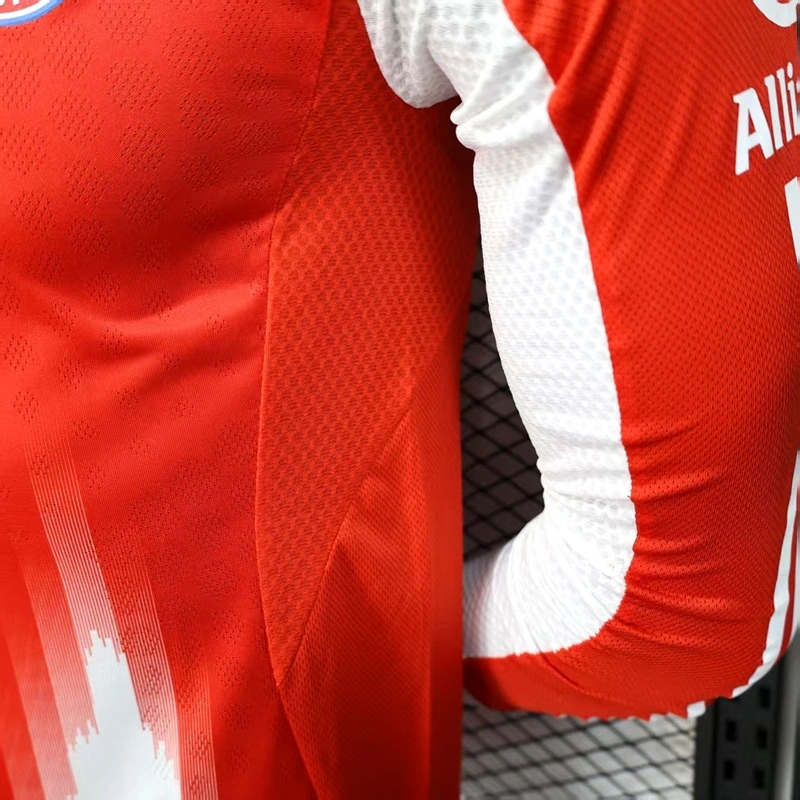 2025/26 Bayern Munich Home Jersey Long Sleeve Player Version