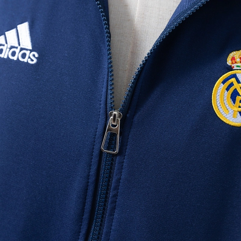 1998/99 Real Madrid Retro Jacket - Navy & Blue
