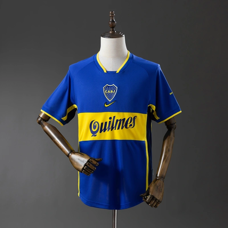 2001 Boca Juniors Home Jersey