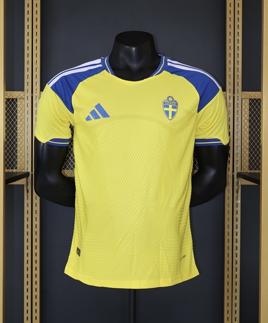 2026 Sweden Home Jersey Player Version