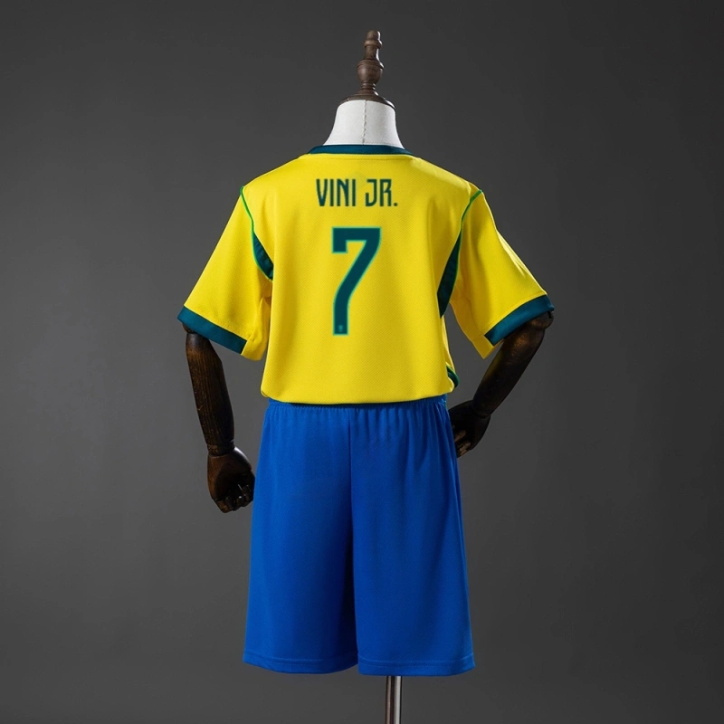 2026 Brazil Home World Cup Men And Kids Kit