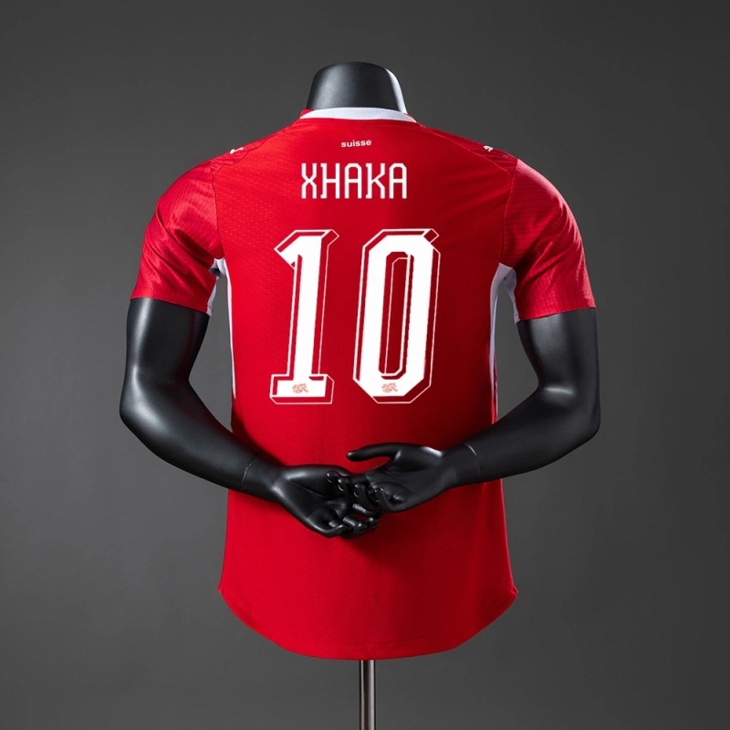 2026 Switzerland Home World Cup Jersey Player Version