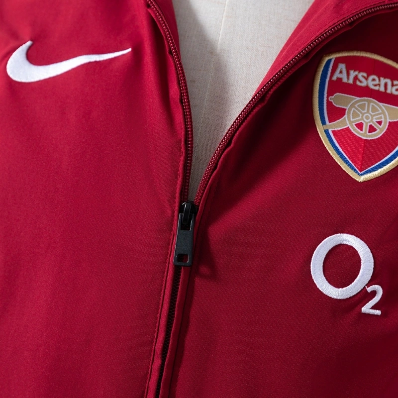 2005/06 Arsenal Windbreaker - Burgundy