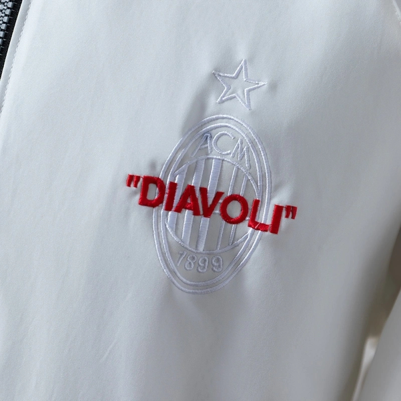 2025-26 Ac Milan Co-Branded Windbreaker - White