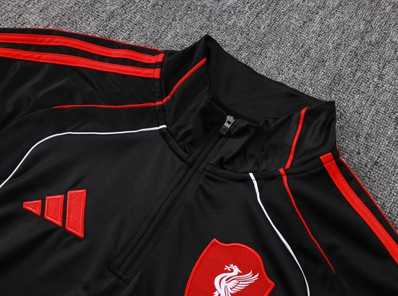 2026/27 Liverpool Tracksuits Training Suit-Black