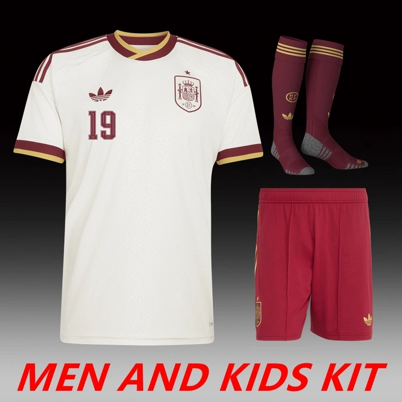 2026 Spain World Cup Away Men And Kids Kit