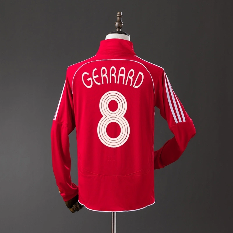 2006/07 Liverpool Home Long Sleeve Champions League