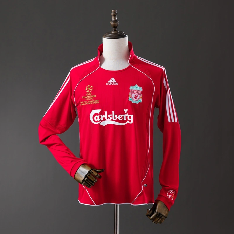 2006/07 Liverpool Home Long Sleeve Champions League