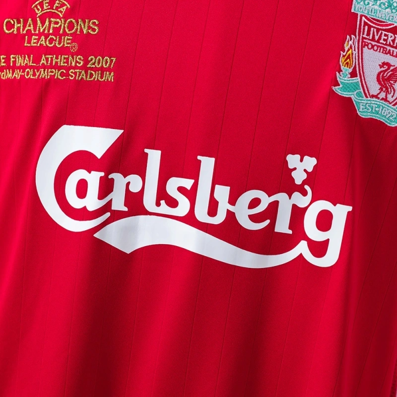 2006/07 Liverpool Home Long Sleeve Champions League