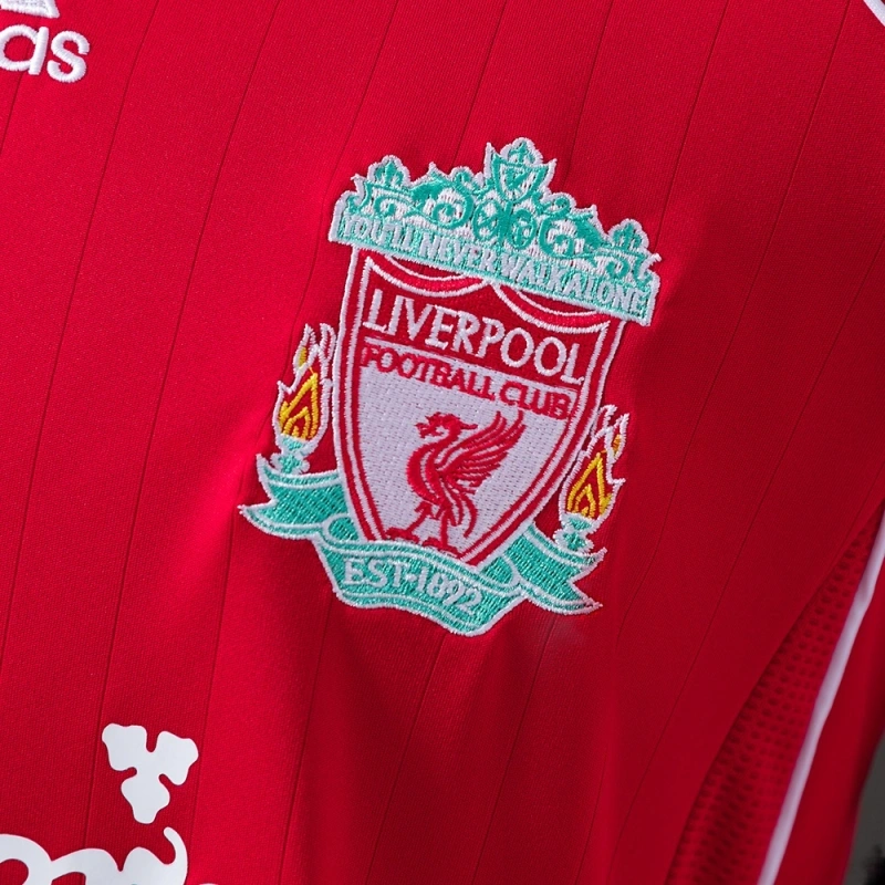 2006/07 Liverpool Home Long Sleeve Champions League