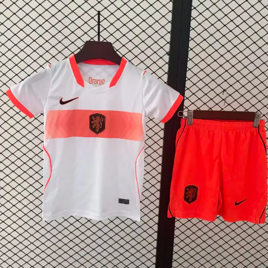 2026 Netherlands World Cup Away Kids Kit