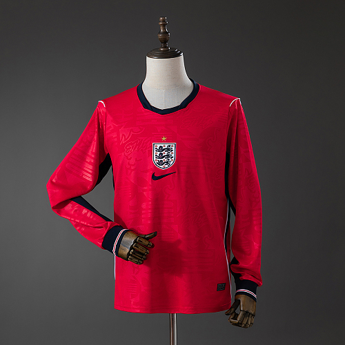 England's away long-sleeved sports uniform for the 2026 World Cup