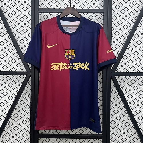 FC Barcelona x Travis Scott Limited Edition Match Home 2024/25 Jersey