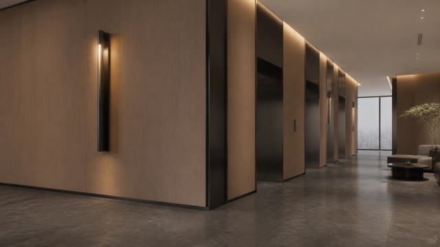 Medium Oak,MY SHOP,Fire-Resistant Wall Panels for Public Projects