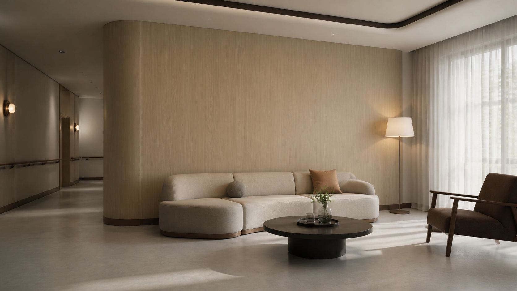 Harvest Oak,MY SHOP,Anxin Easy-Clean Wall Panels for Projects