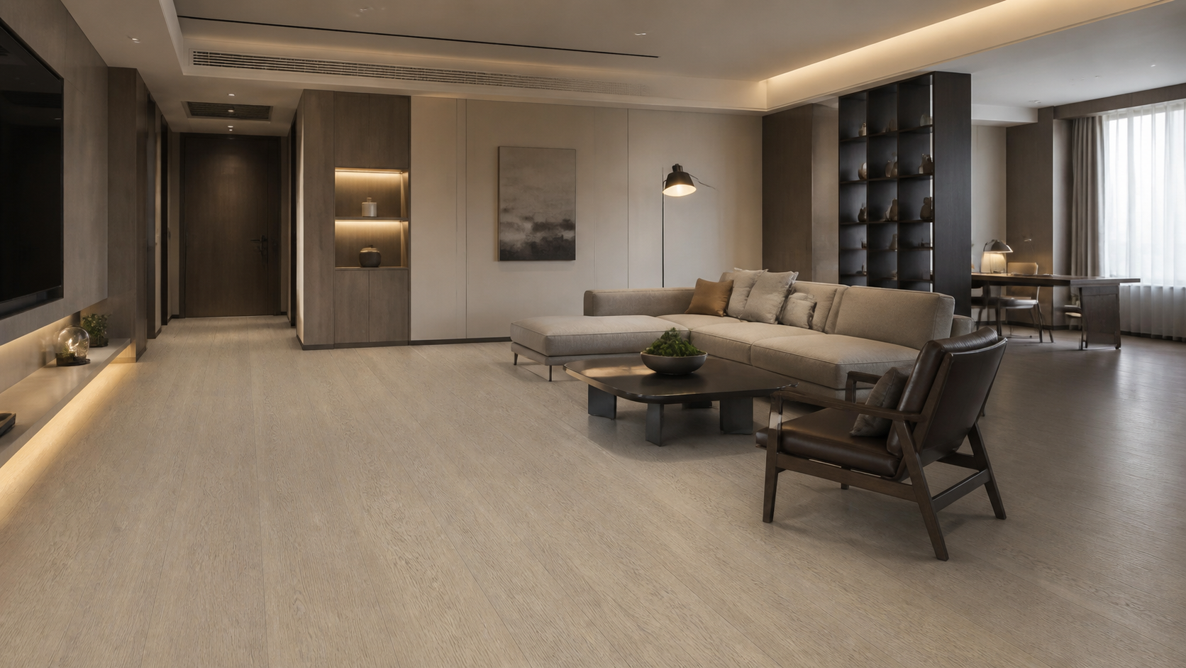 Golden Linen Oak,MY SHOP,Waterproof SPC Flooring for Fast Renovation