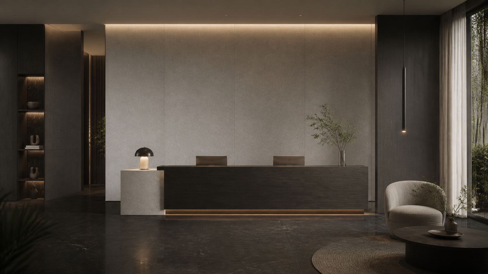Honed Stone,MY SHOP,SPC Wall Panels for Fast Renovation Projects