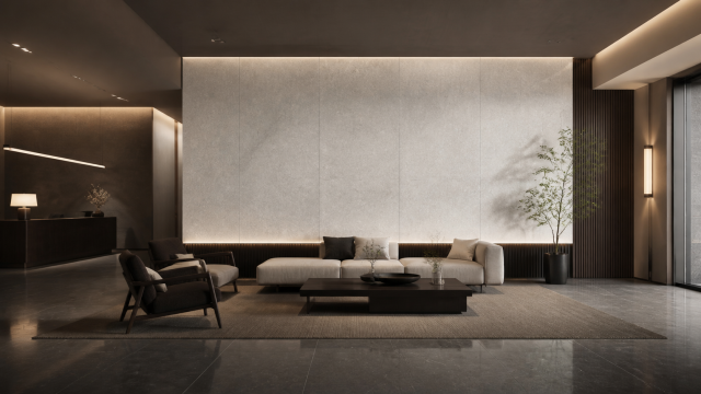 Cloud Sand,MY SHOP,SPC Wall Panels for Fast Renovation Projects