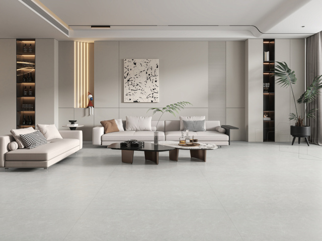 Stony Grey Soft-Touch Matte Ceramic Tile,MY SHOP,Stony Grey Ceramic Tile for Commercial Interiors