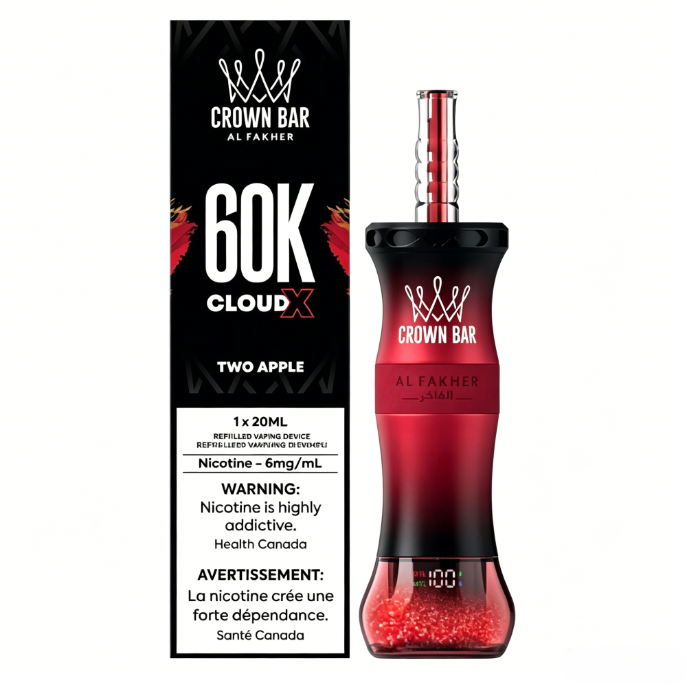 【Express Air Freight】Al Fakher Cloud X Crown Bar 60K Disposable Vape