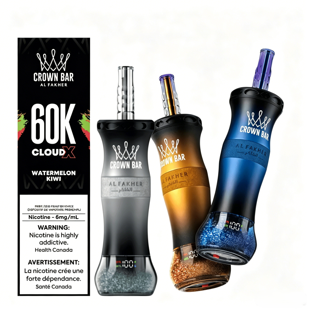 【Express Air Freight】Al Fakher Cloud X Crown Bar 60K Disposable Vape