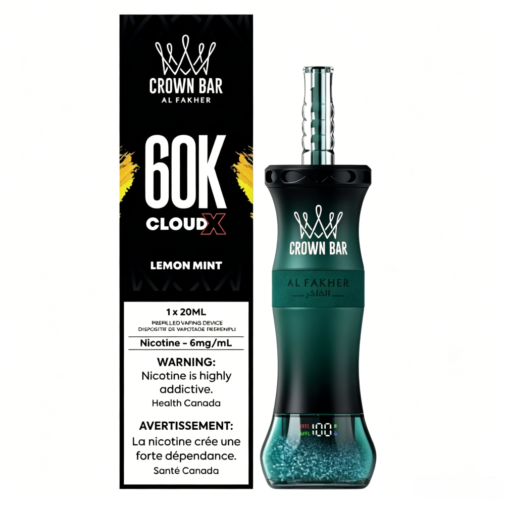 【Express Air Freight】Al Fakher Cloud X Crown Bar 60K Disposable Vape