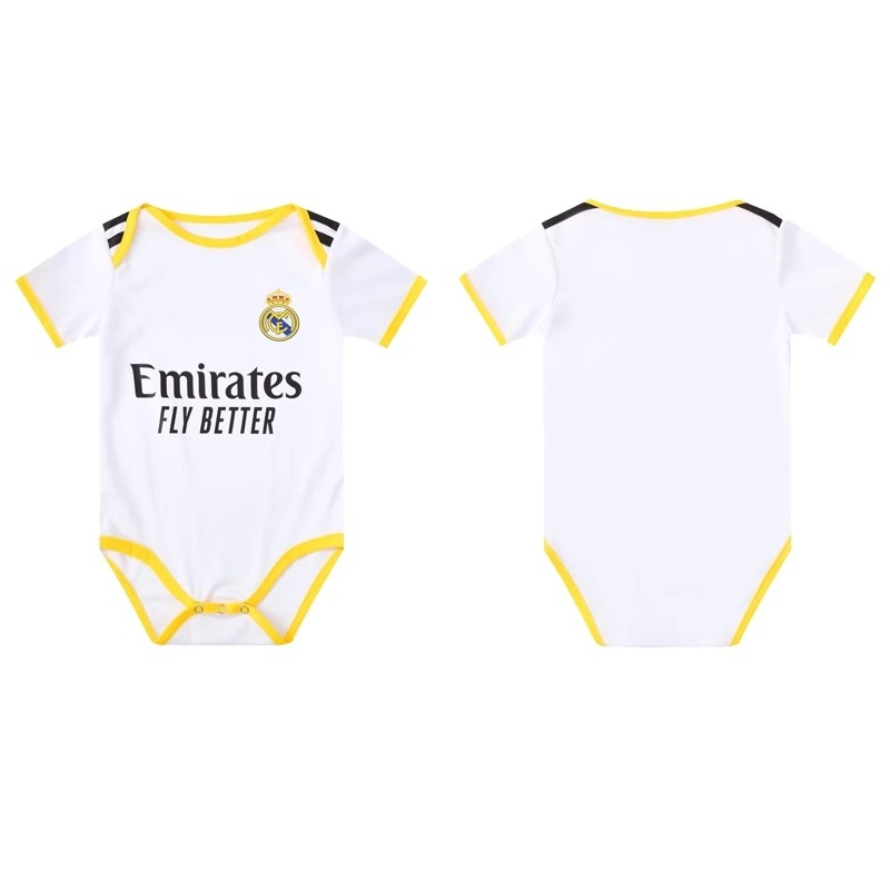 League club baby sports jumpsuit football jersey crawling Kids suit Football Gift
