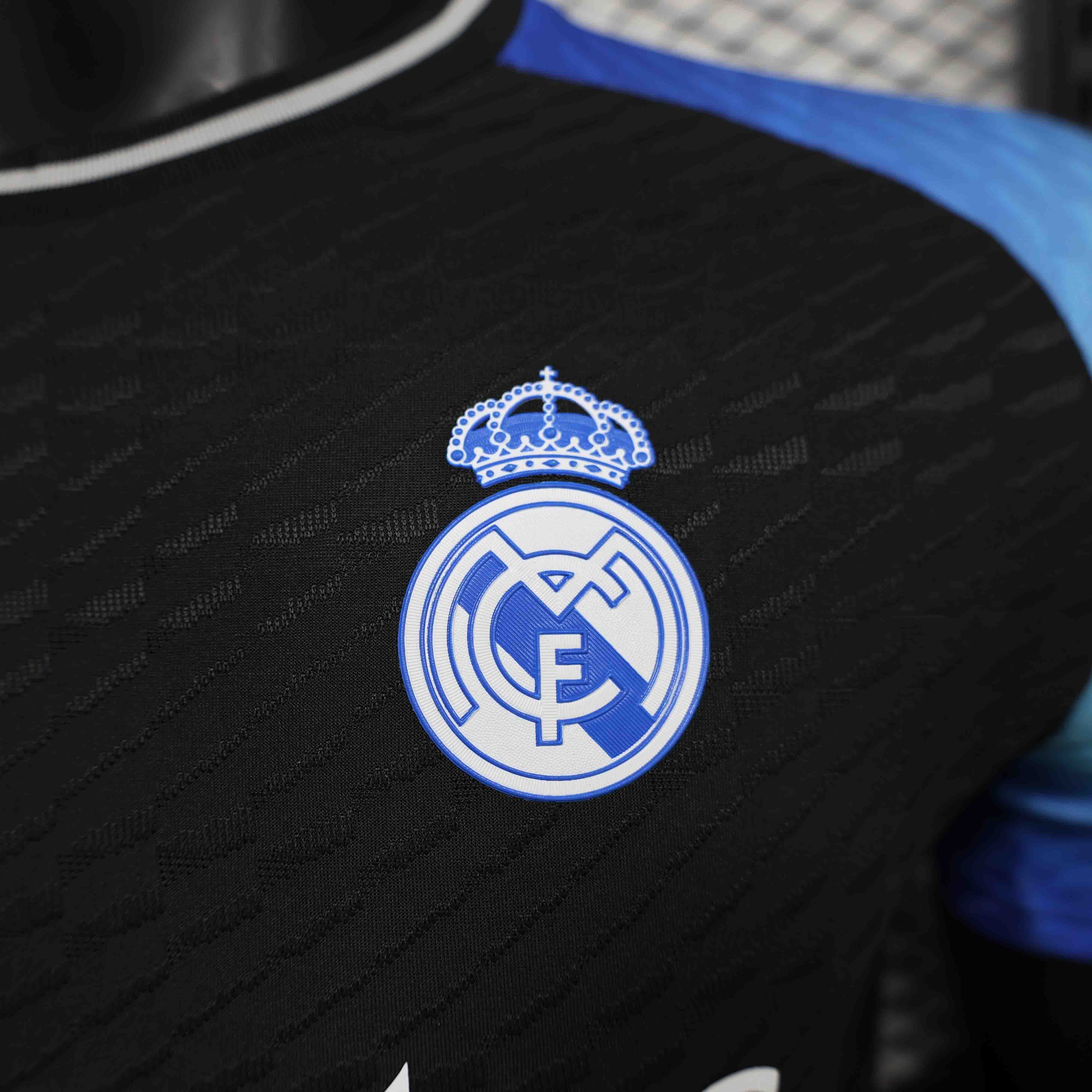 24-25 Real Madrid Black and Blue Special Edition Player Version Shirt