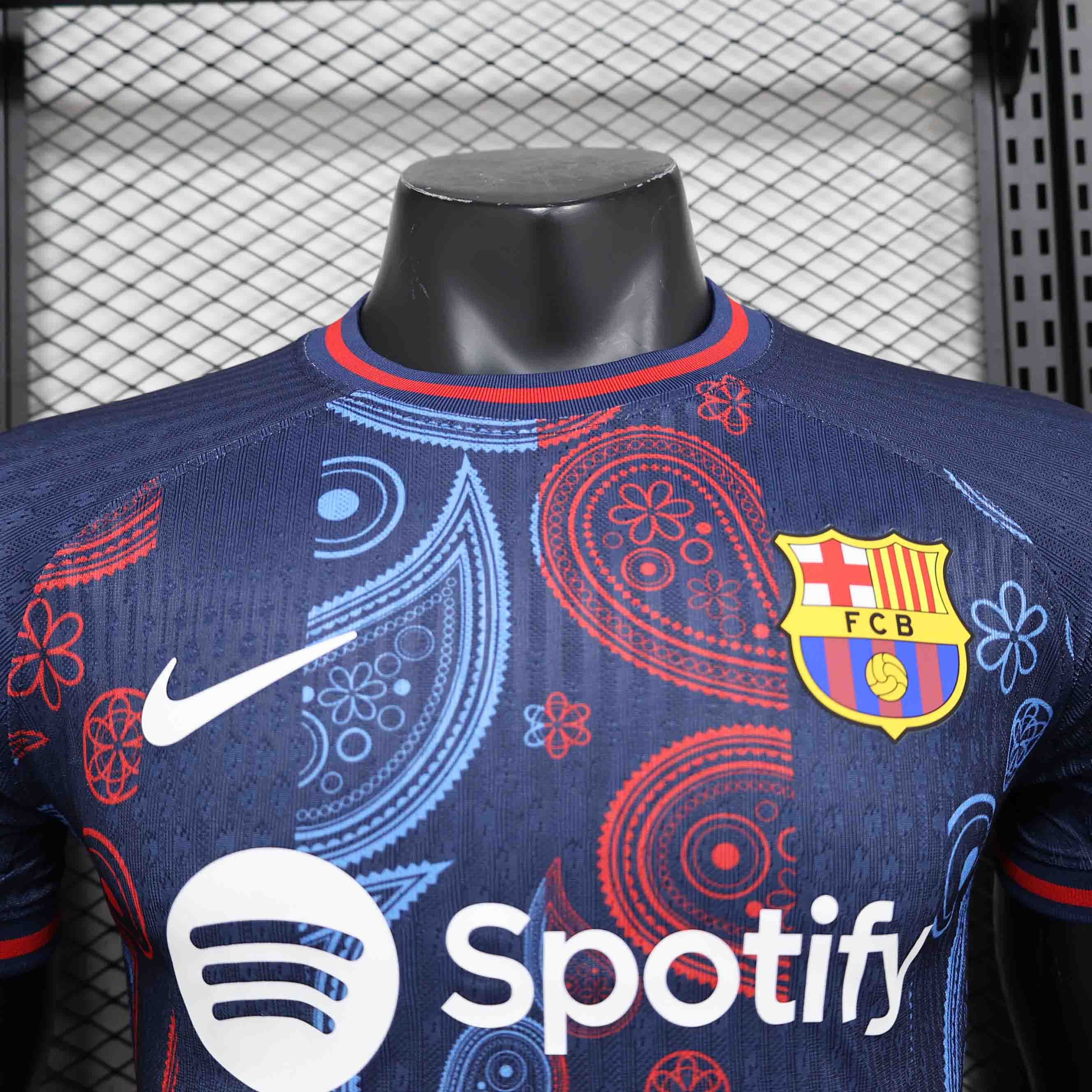 24-25 Barcelona Special Edition Light Blue Player Version Shirt Sport