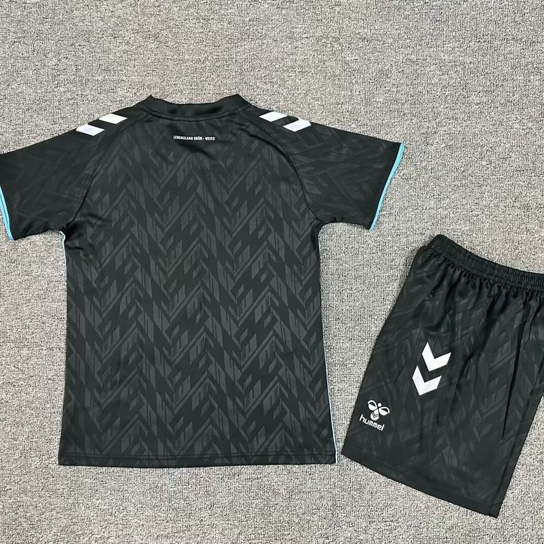 24-25 Werder Bremen Away Kids Kit Soccer Jerseys