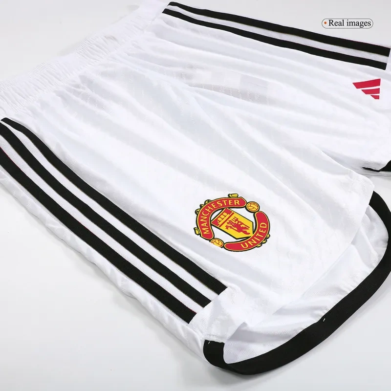 Manchester United 2023/24 Home Shorts Player Version