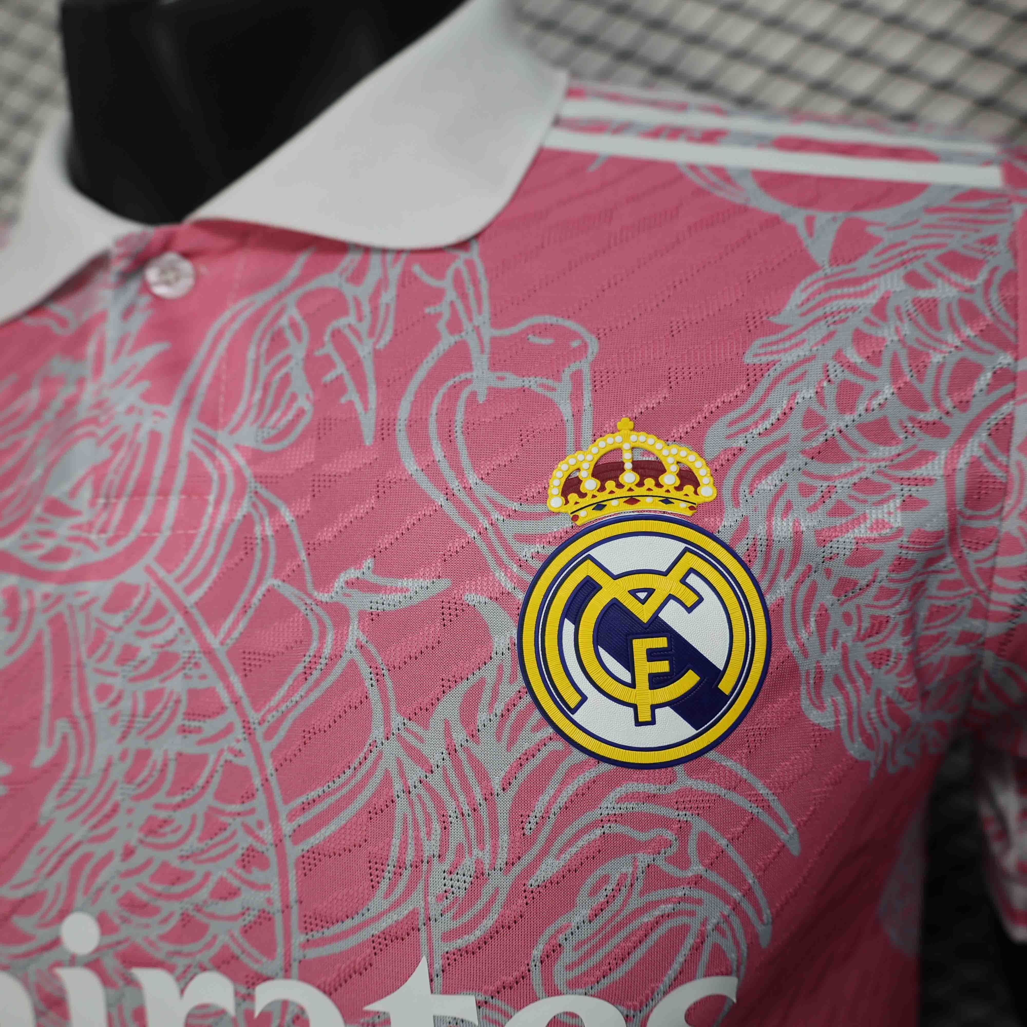 25-26 Real Madrid Pink Dragon Special Edition Kit Player Version Shirt