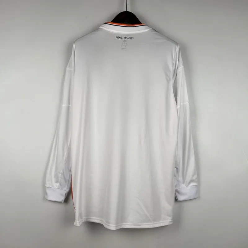 Real Madrid Retro Jersey Home Long Sleeve 2013-14