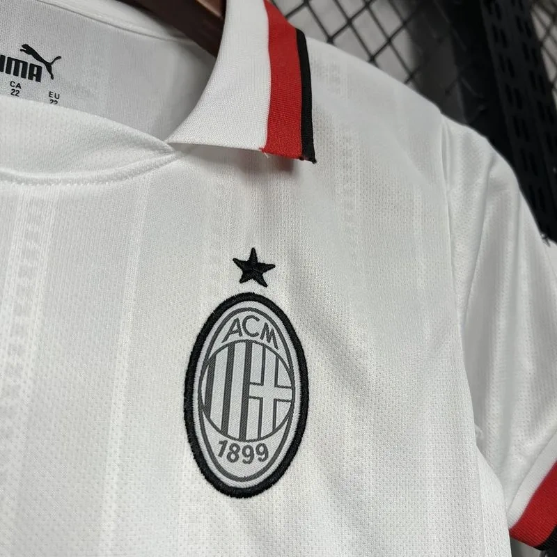Kids AC Milan Away Jersey Kit 2024-25
