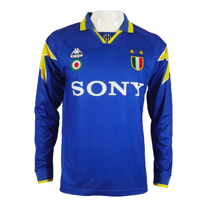 1995-96  Juventus Retro Long Sleeve Jersey Away