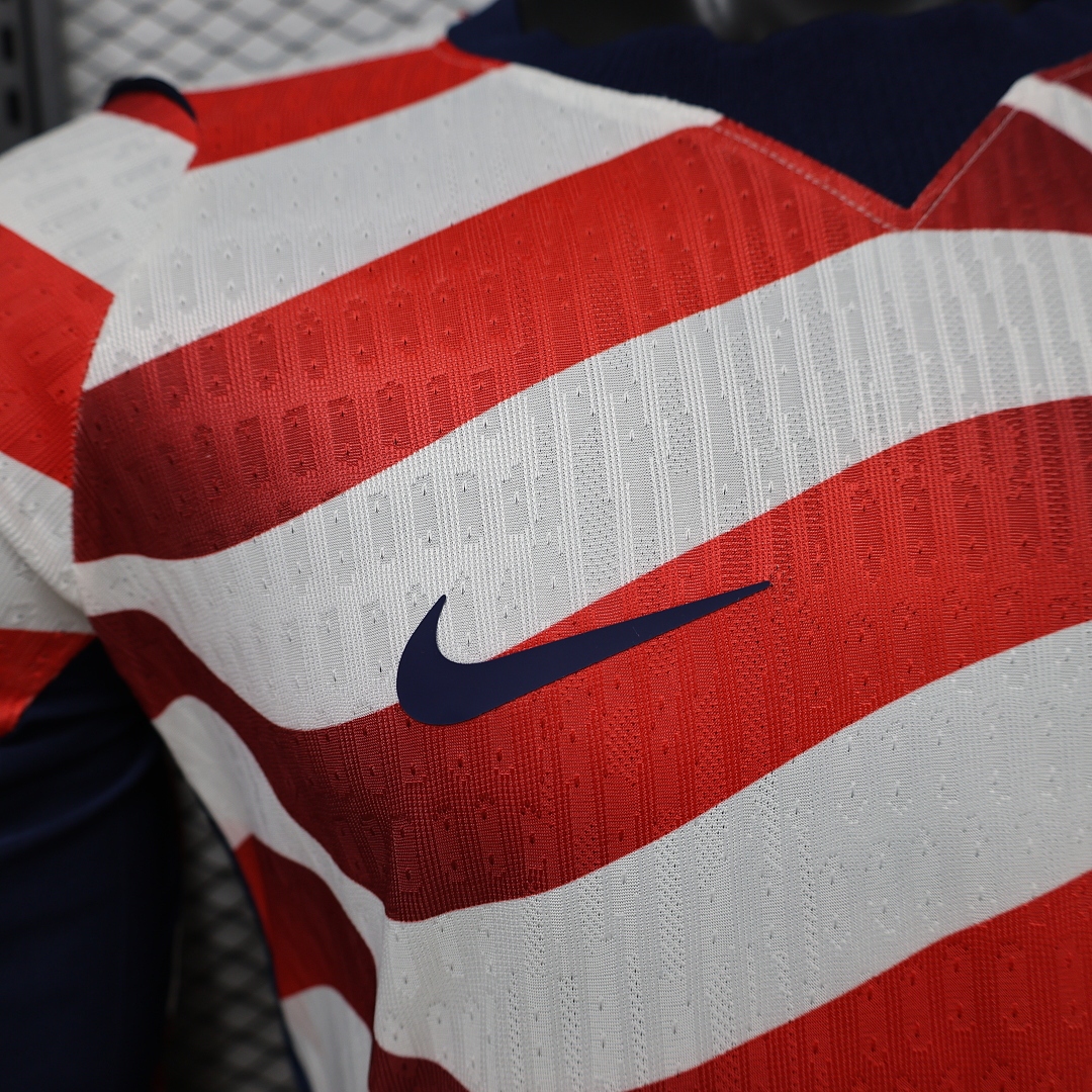 USA Authentic Soccer Jersey Home Long Sleeve Shirt World Cup 2026
