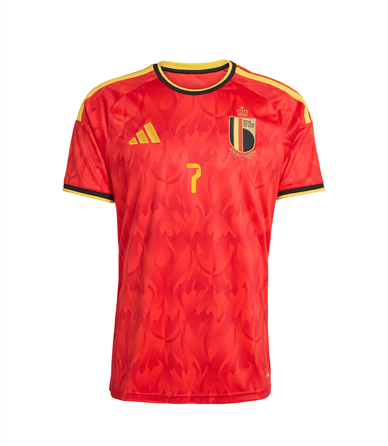 DE BRUYNE #7 Belgium Soccer Jersey Home Custom Shirt World Cup 2026