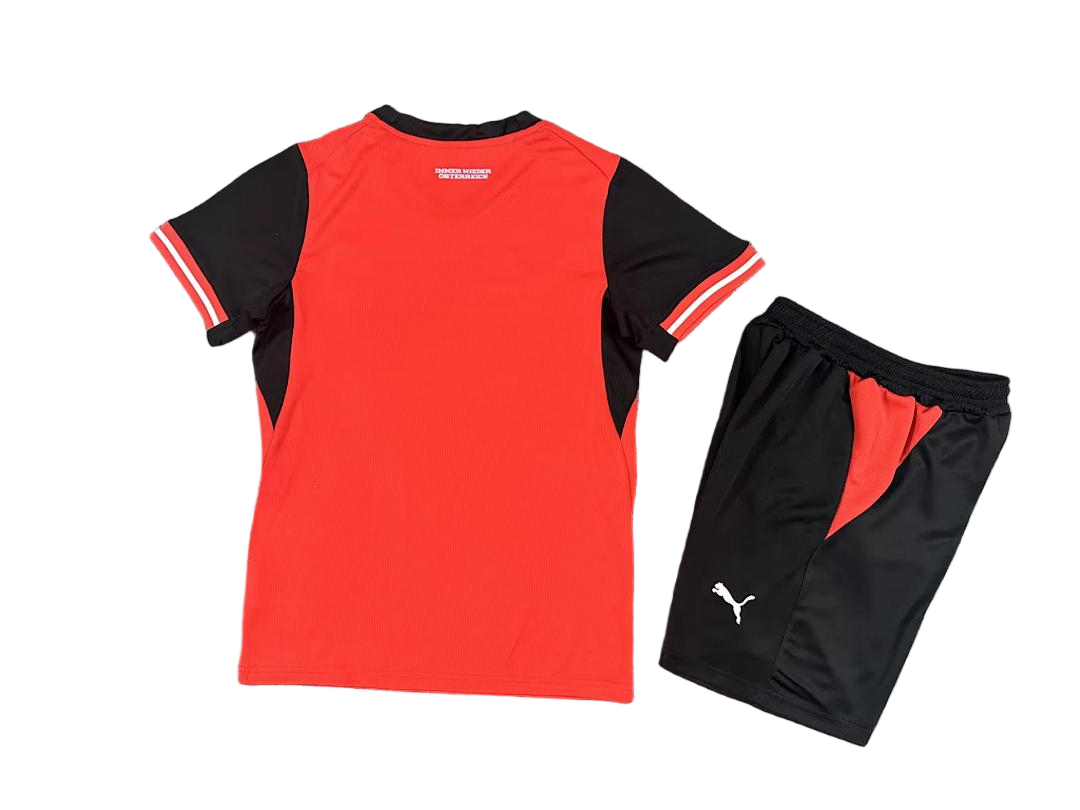Austria Soccer Jersey Home Kids Kit Jersey+Shorts World Cup 2026