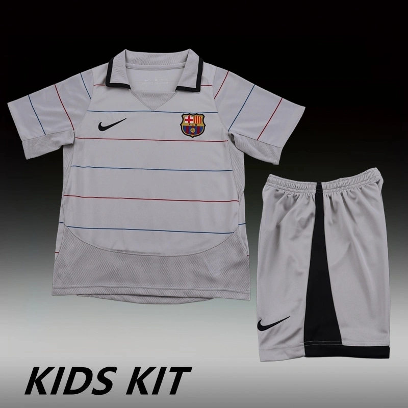 2003-04 BARCELONA AWAY KIDS KIT