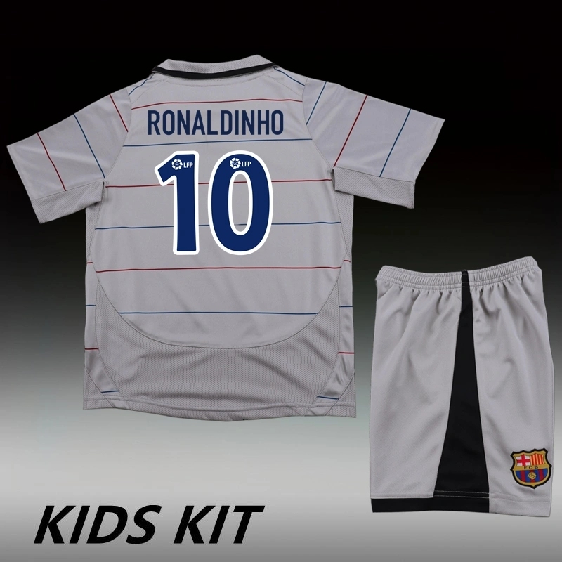 2003-04 BARCELONA AWAY KIDS KIT