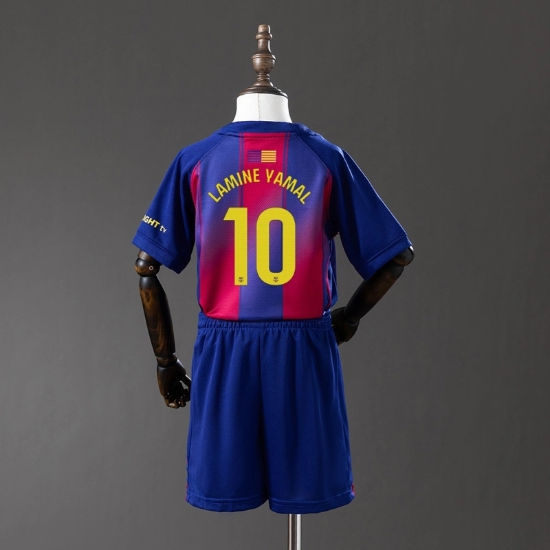 2025-26 BARCELONA HOME MEN AND KIDS KIT