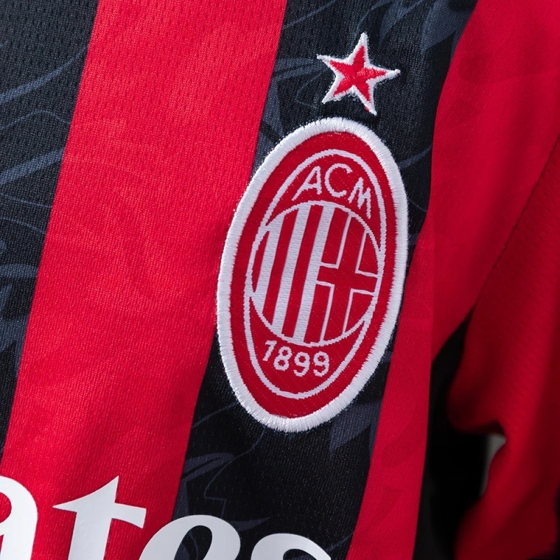 2025-26 AC MILAN HOME MEN AND KIDS KIT