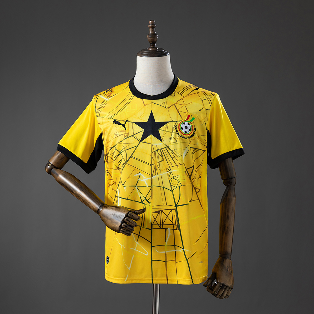 2026 World Cup Ghana Yellow Jersey  (Fan version)