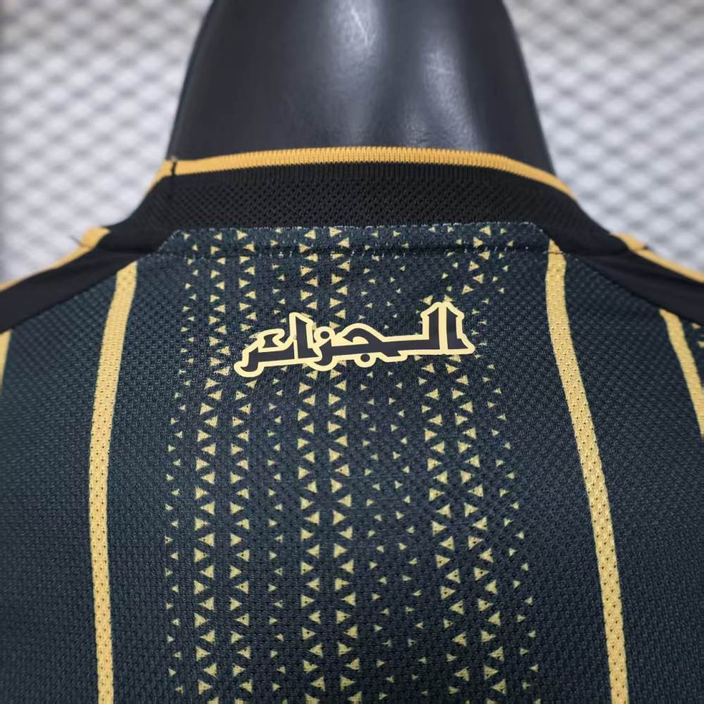 2026 Algeria World Cup black gold jersey（player version）