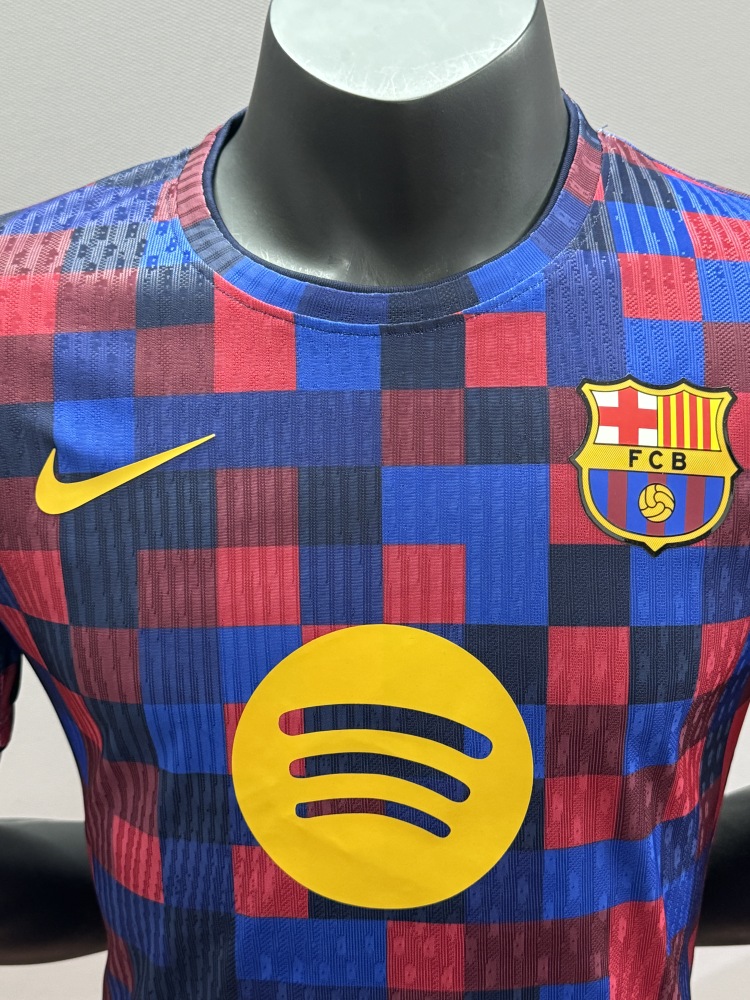 2026 27 Barcelona pre match jersey（Player version）